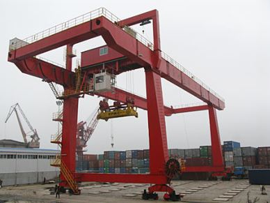 50 Ton MobilePortal Doble contenidor Girder Gantry Crane Preu