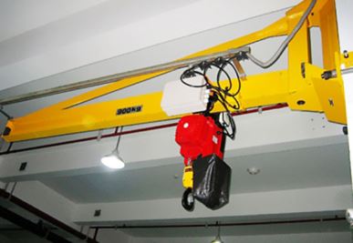Jib Crane muntat a la paret